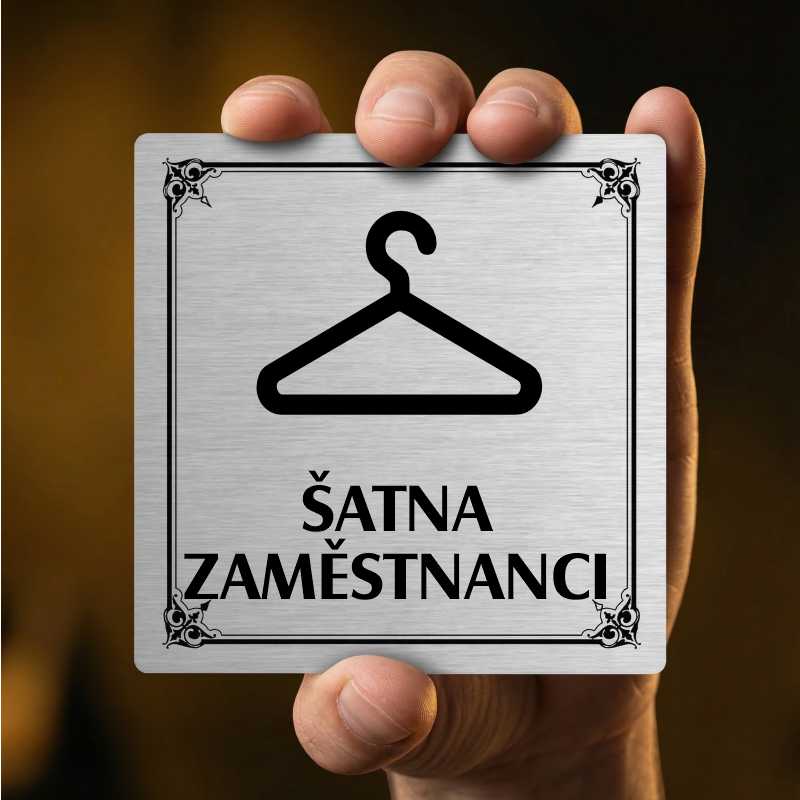 Šatna zaměstnanci, 118x118mm, zlatá, Arizona